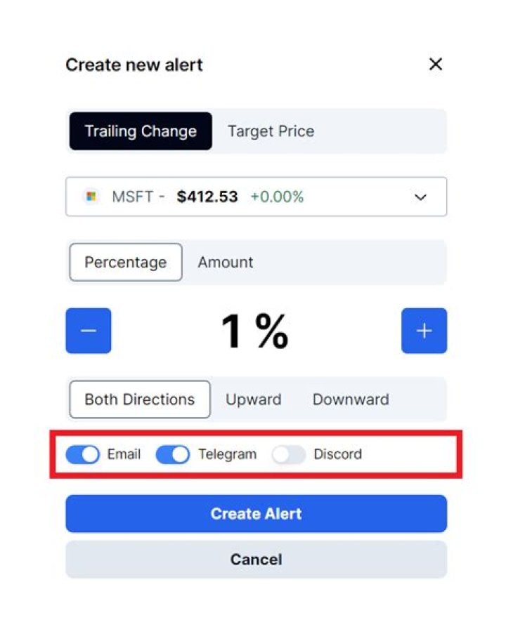 Can I get stock price alerts?