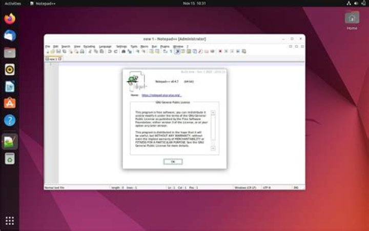Can we use Notepad in Linux?