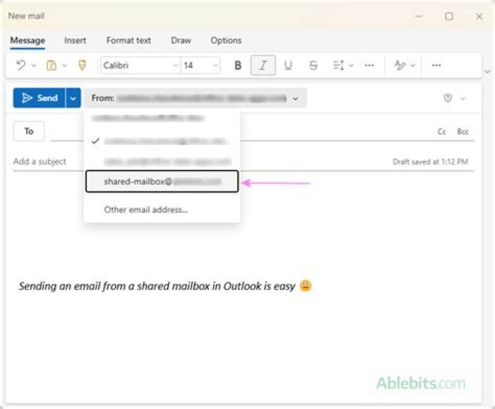 Can you send an HTML email from Outlook?