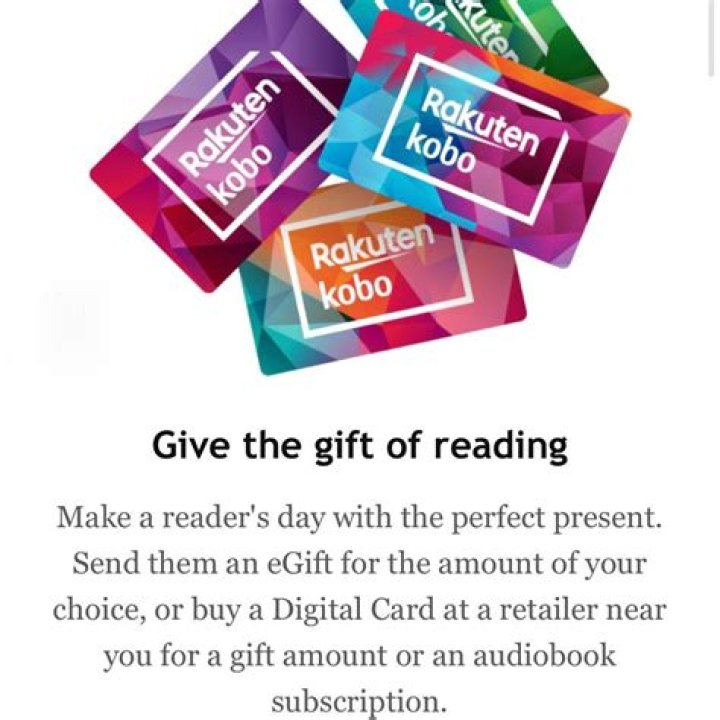 Can you use a Kobo gift card at chapters?