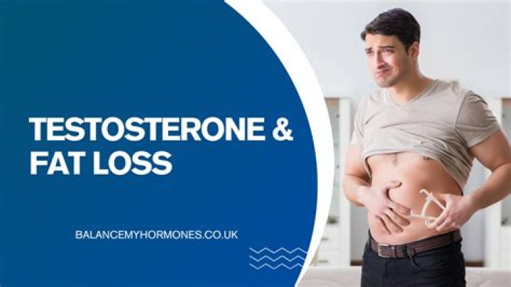Does testosterone therapy help with weight loss?