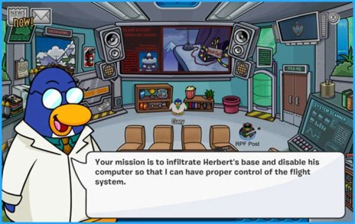 How do you beat the last mission on Club Penguin?