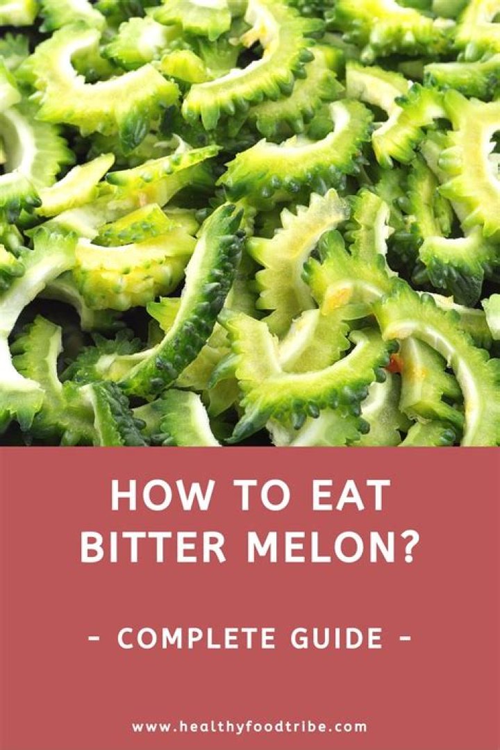 How do you eat white bitter melon?