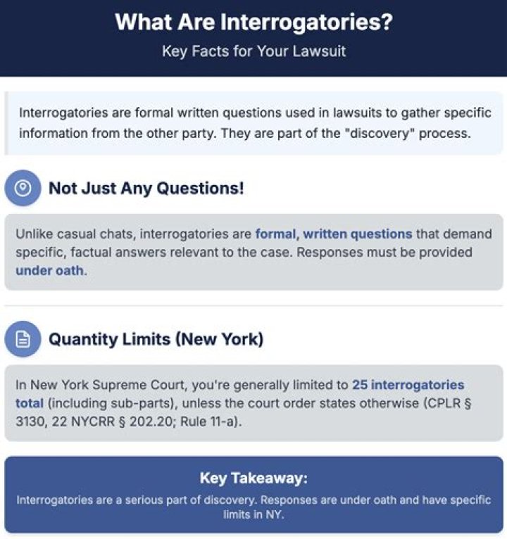How do you write interrogatories answers?