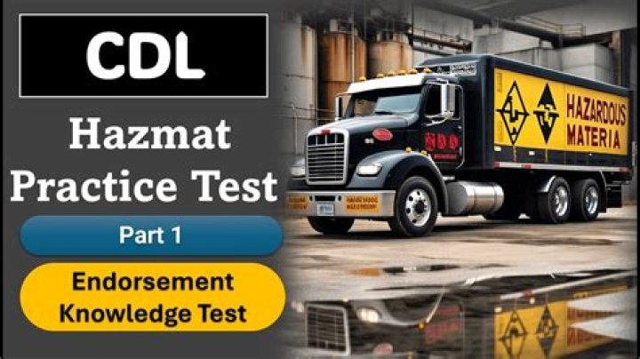 How hard is the CDL Hazmat test?