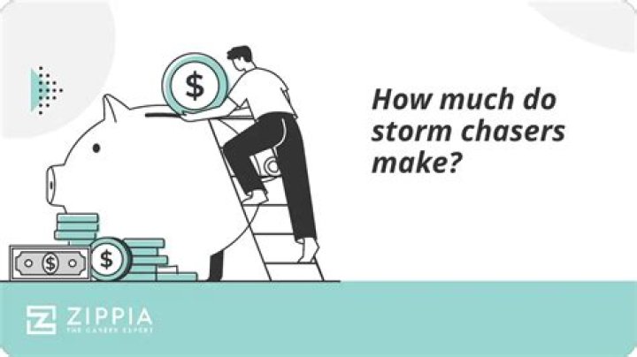 How much do storm chasers get paid a year?