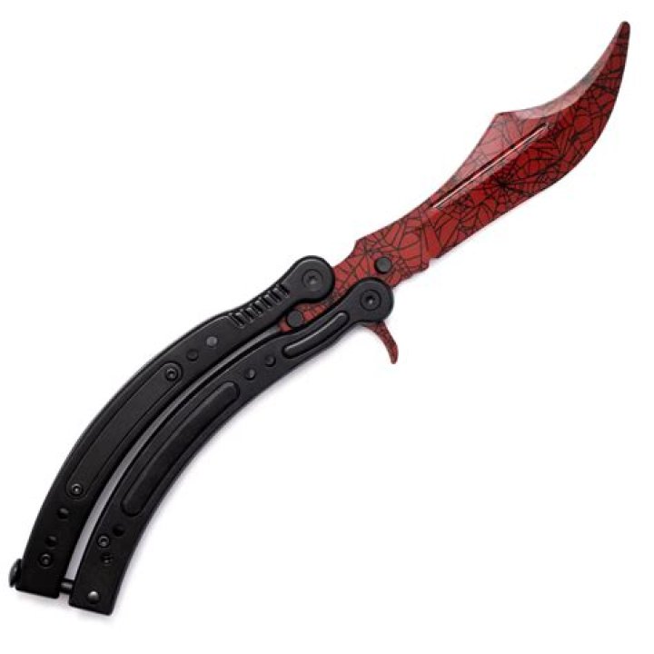 How much is a crimson Web butterfly knife?