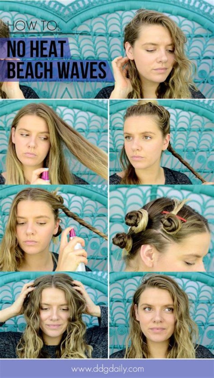 How to get wavy hair without heat?
