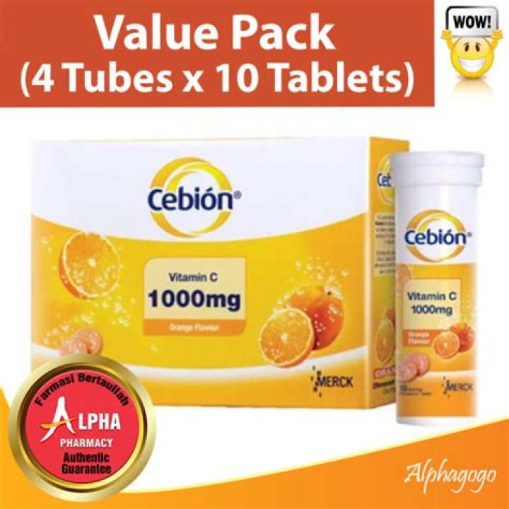 How to take Cebion Vitamin c 1000mg?