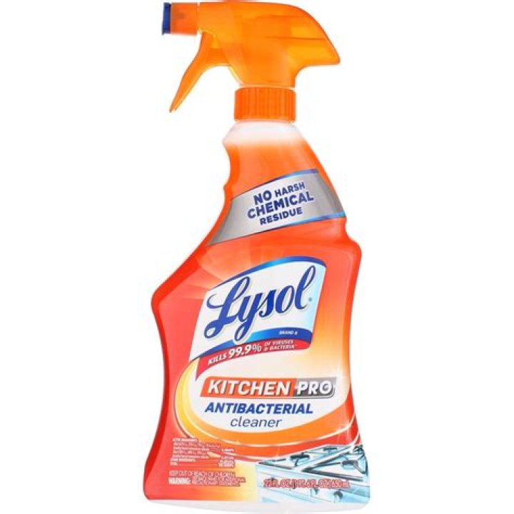 Is Lysol kitchen cleaner safe?