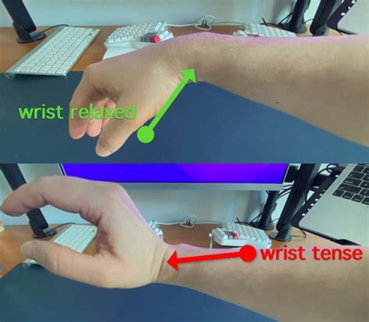 Should I rest my wrists while typing?