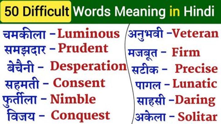 What are some beautiful Hindi words?