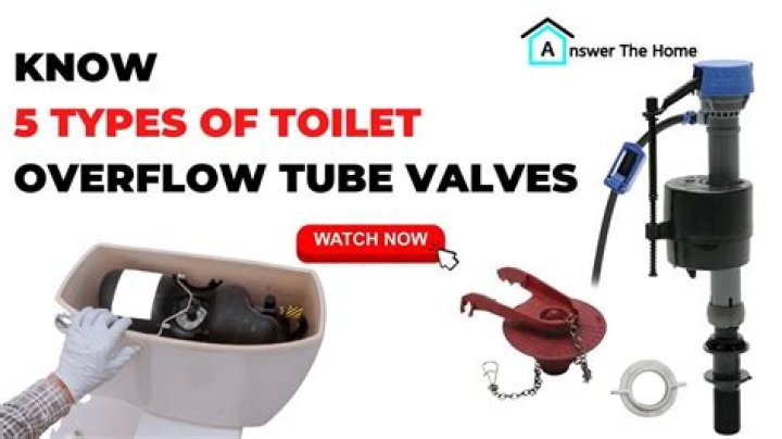 What are the different types of toilet valves?