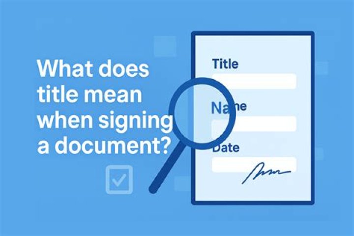 What does position title mean?