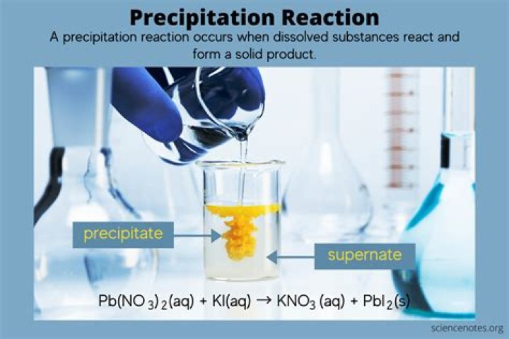 What does precipitating mean in chemistry?