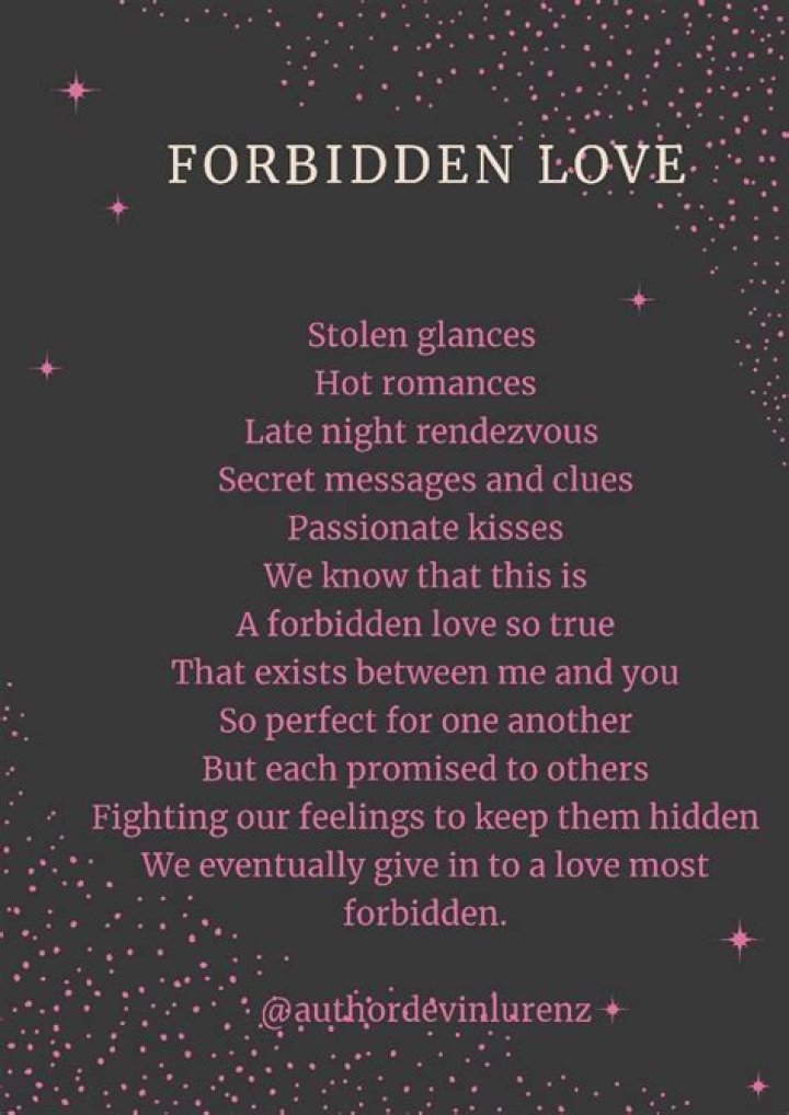 What is forbidden love definition?
