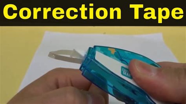 What is the correction key?