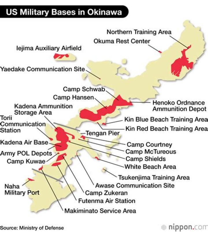 What is the name of the Army base in Okinawa Japan?