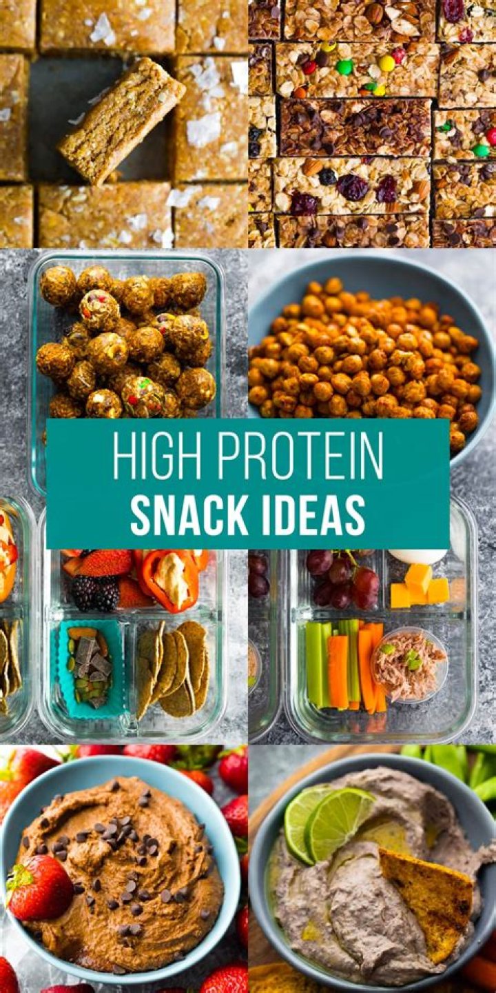 What snacks have lots of protein?