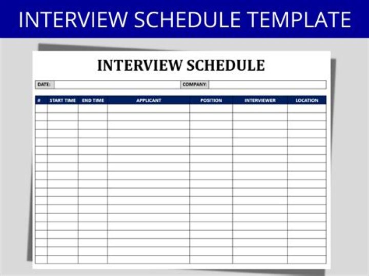 What time does des interview line open?