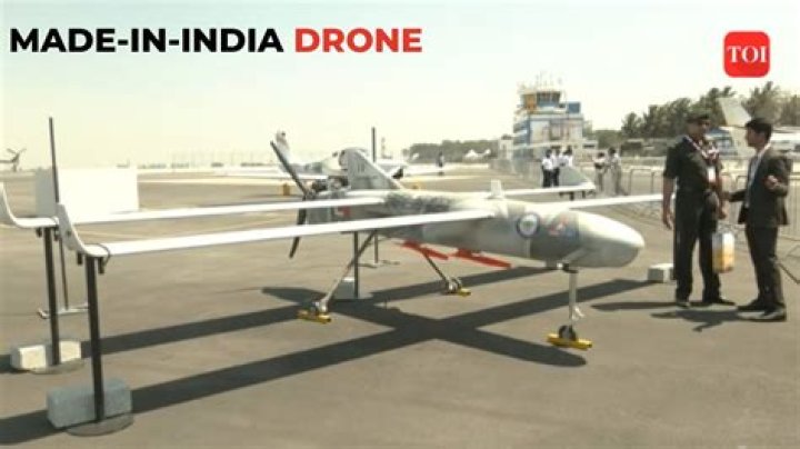 Which company made drone in India?