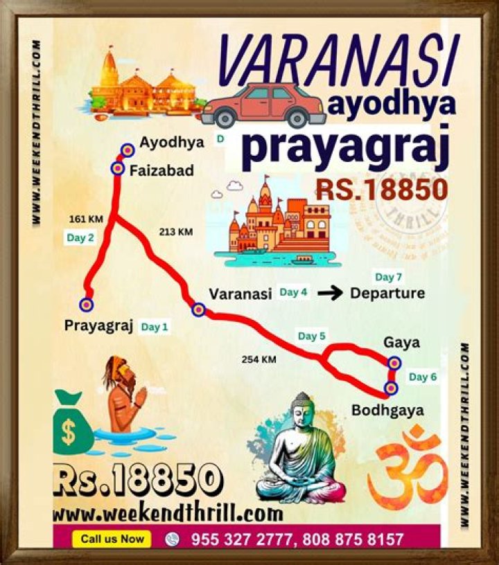 Which route is best for Varanasi?